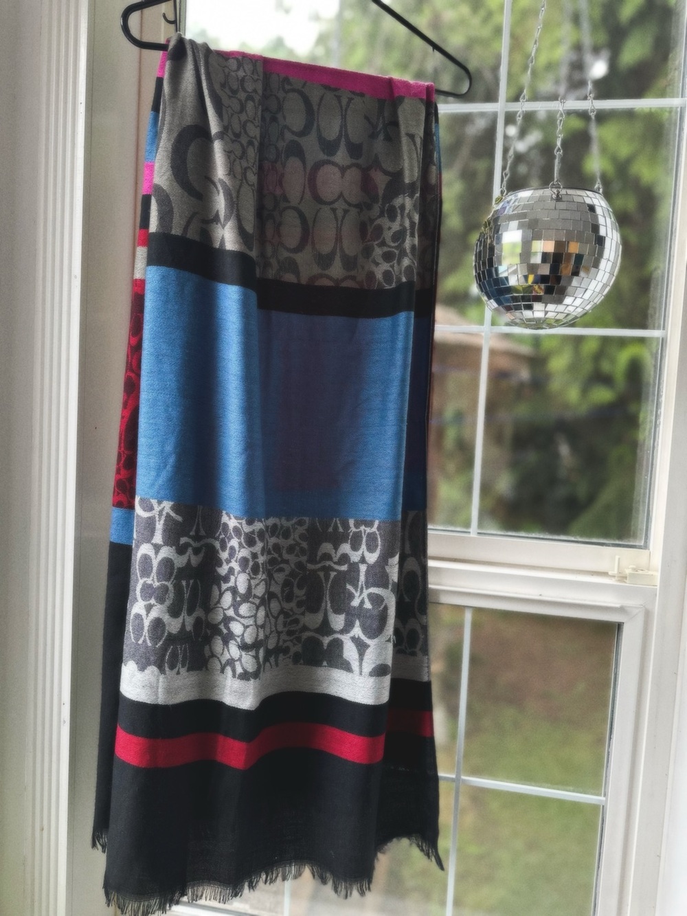 Coach Quilted Signature C Pashmina
